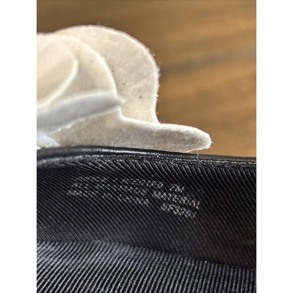 Anne Klein Ice Kitten Heel Size 7 Sling Back Black White Flowers Pump - Picture 7 of 8